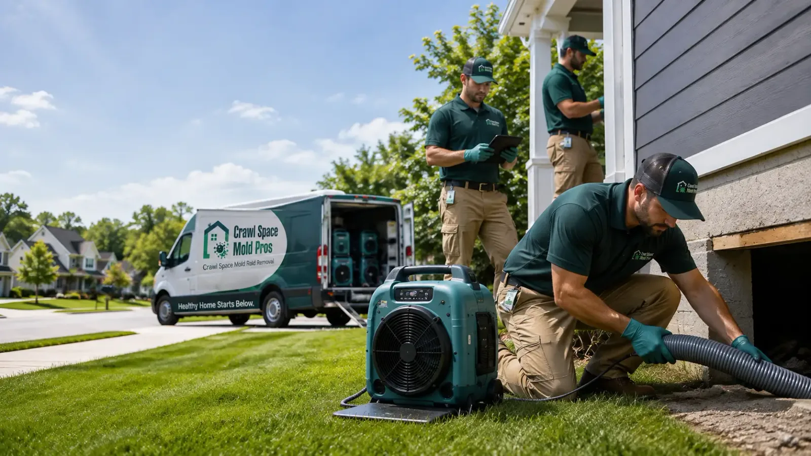 Crawl Space Mold Removal in Walnut, KS